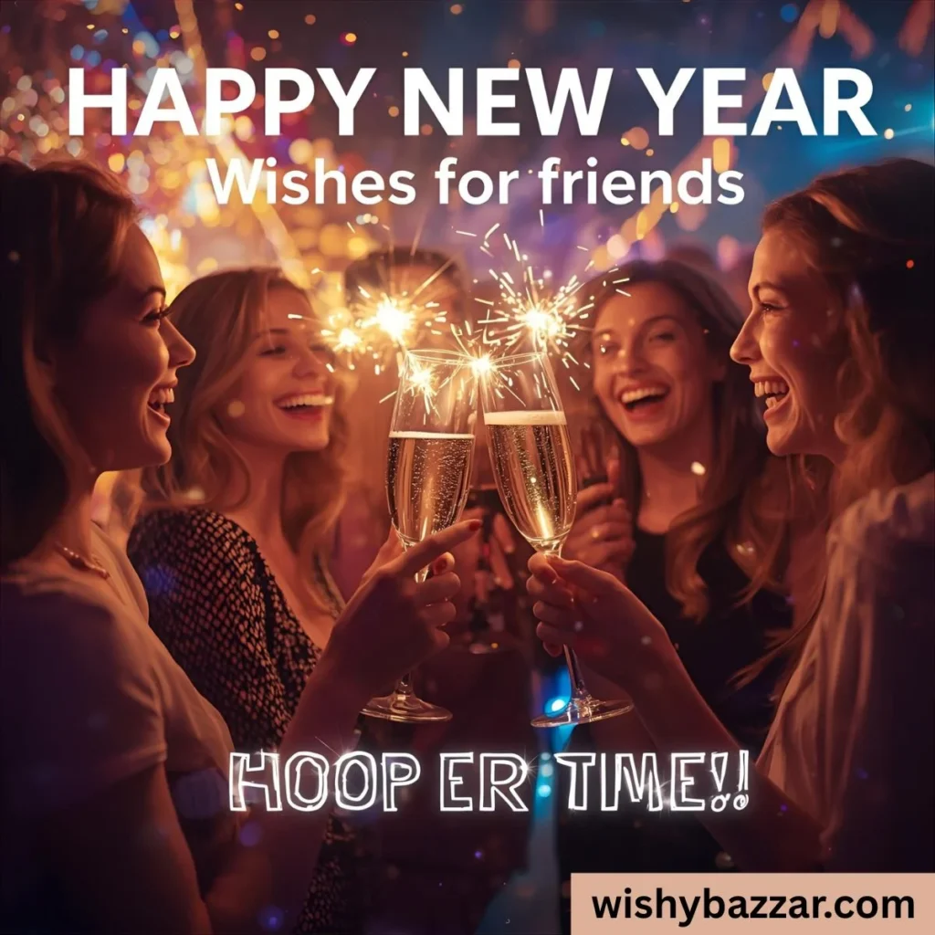 Happy New Year Wishes for Friends