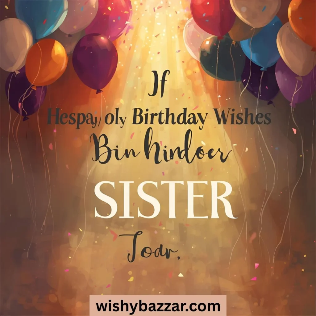 Inspirational Birthday Wishes for Sister