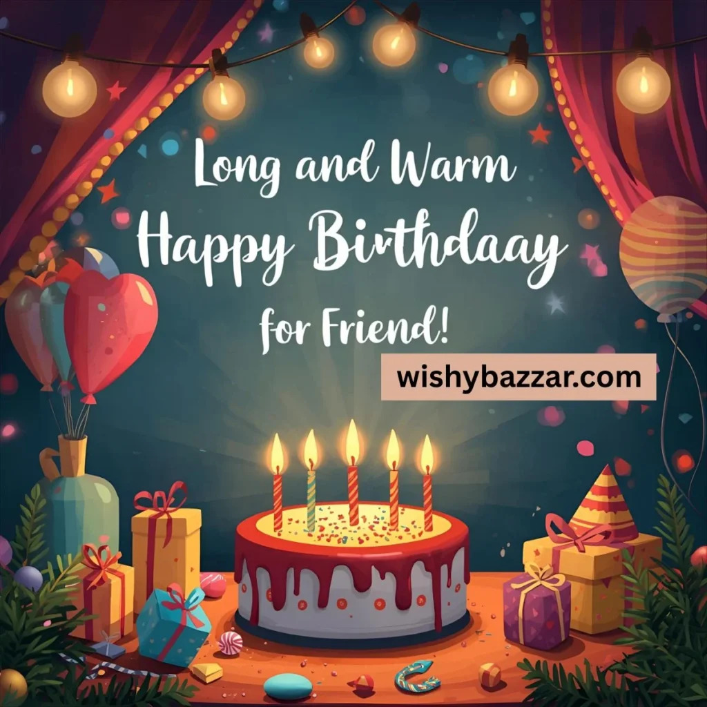Long and Warm Happy Birthday Wishes for Friend 