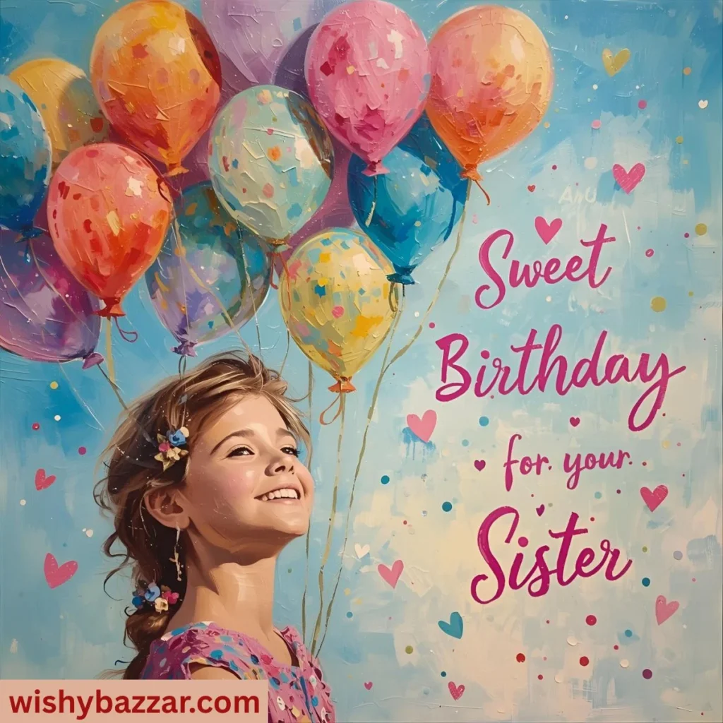 Sweet Birthday Wishes for Sister