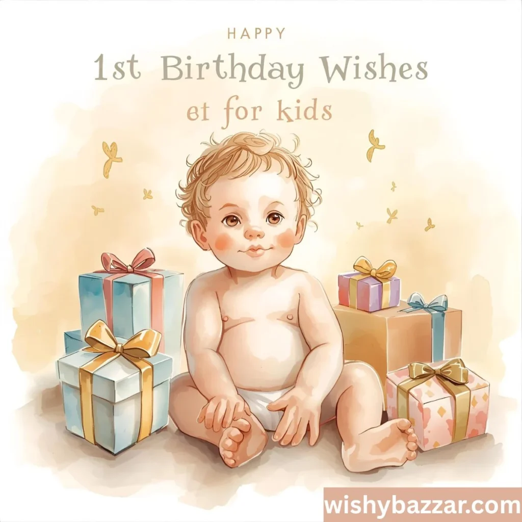  1st Birthday Wishes for Kids