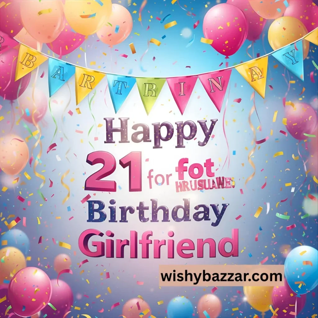  21st Birthday Wishes for Girlfriend