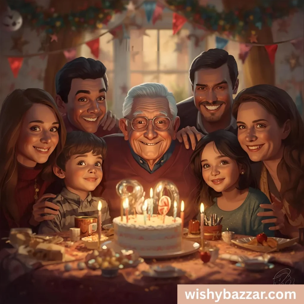90th Birthday Wishes for Grandpa