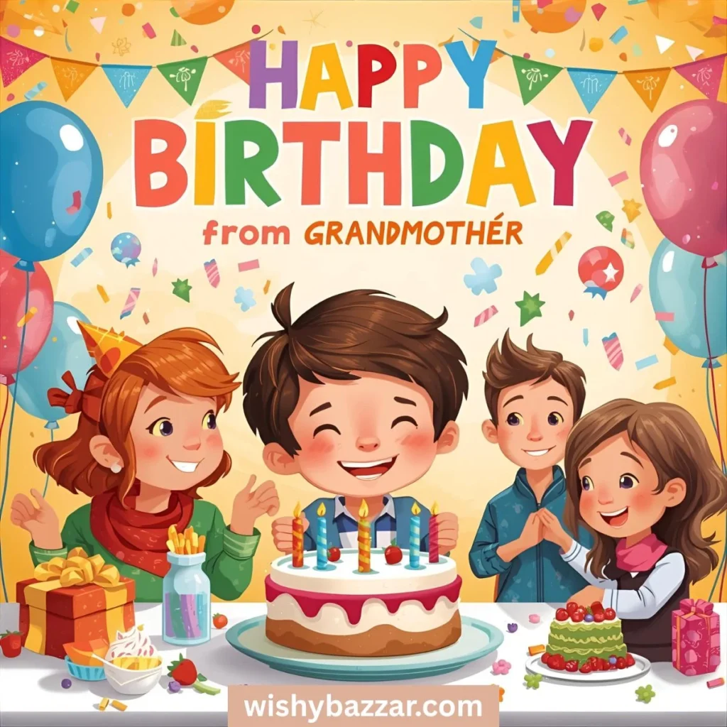 Birthday Blessings to Grandson from Grandmother