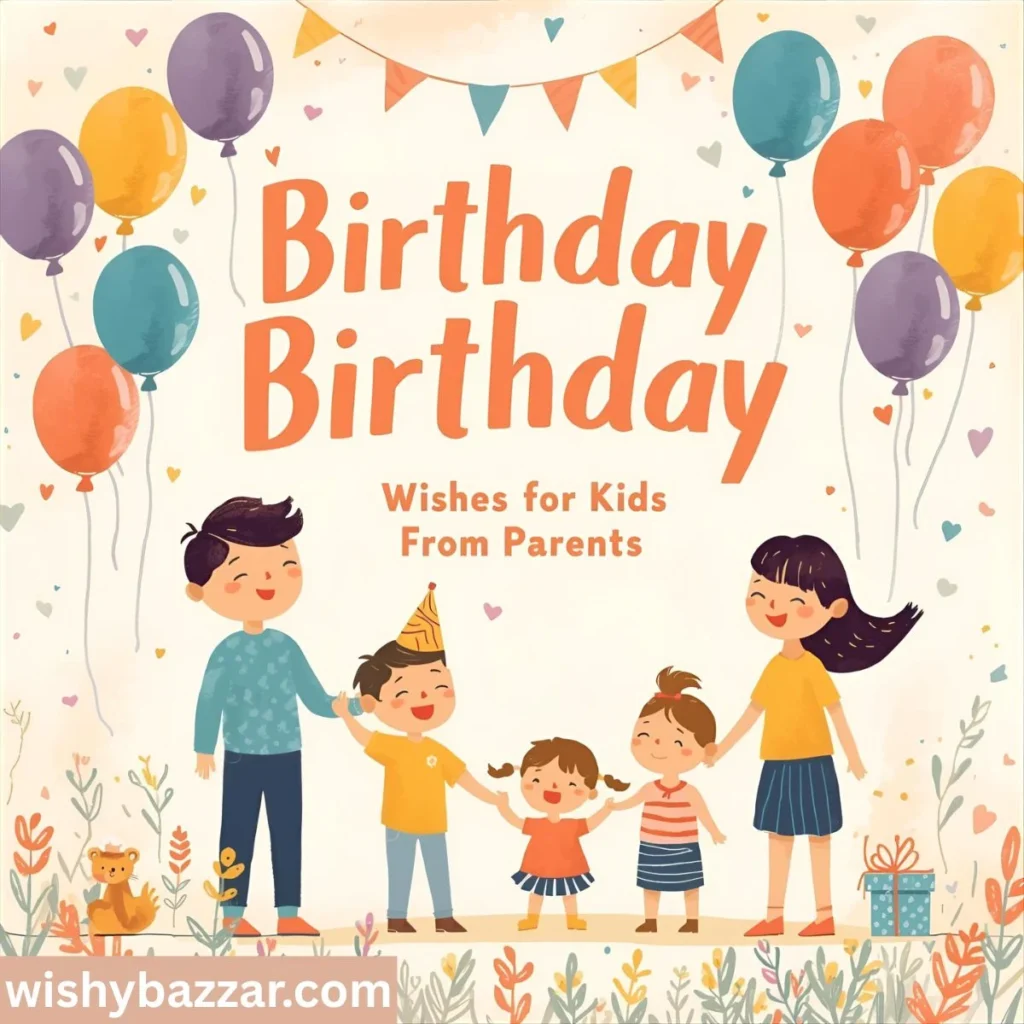  Birthday Wishes for Kids from Parents