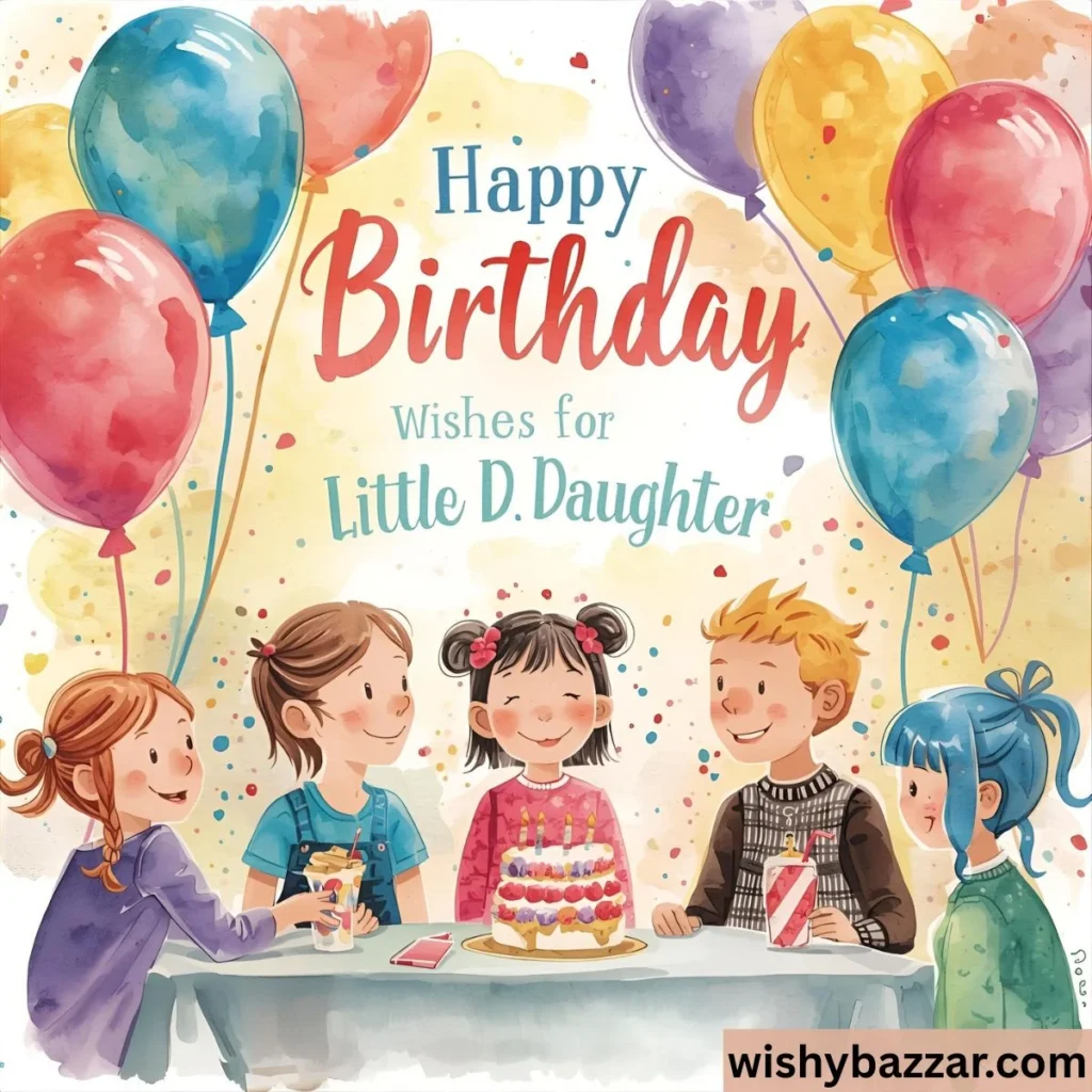 Birthday Wishes for Little Daughter