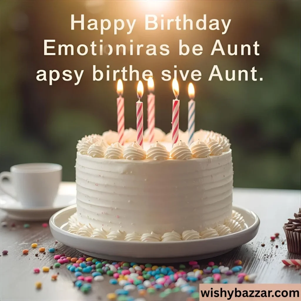 Emotional Birthday Wishes for Aunt