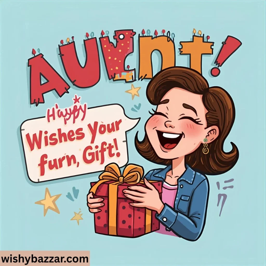 Funny Birthday Wishes for Aunt