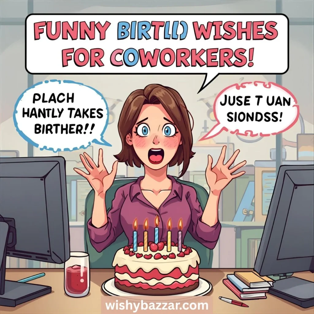 Funny Birthday Wishes for Coworkers