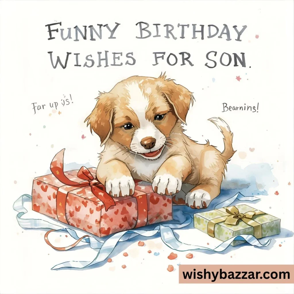 Funny Birthday Wishes for Son