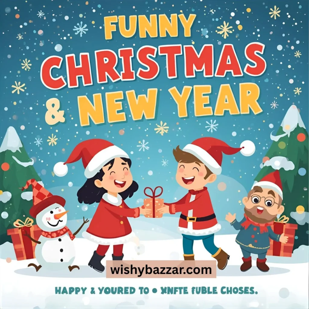 Funny Christmas and New Year Wishes