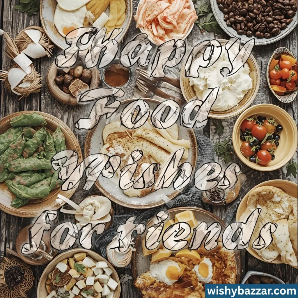  Happy Food Wishes for Friends