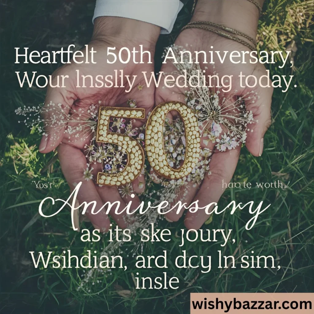 Heartfelt 50th Wedding Anniversary Wishes