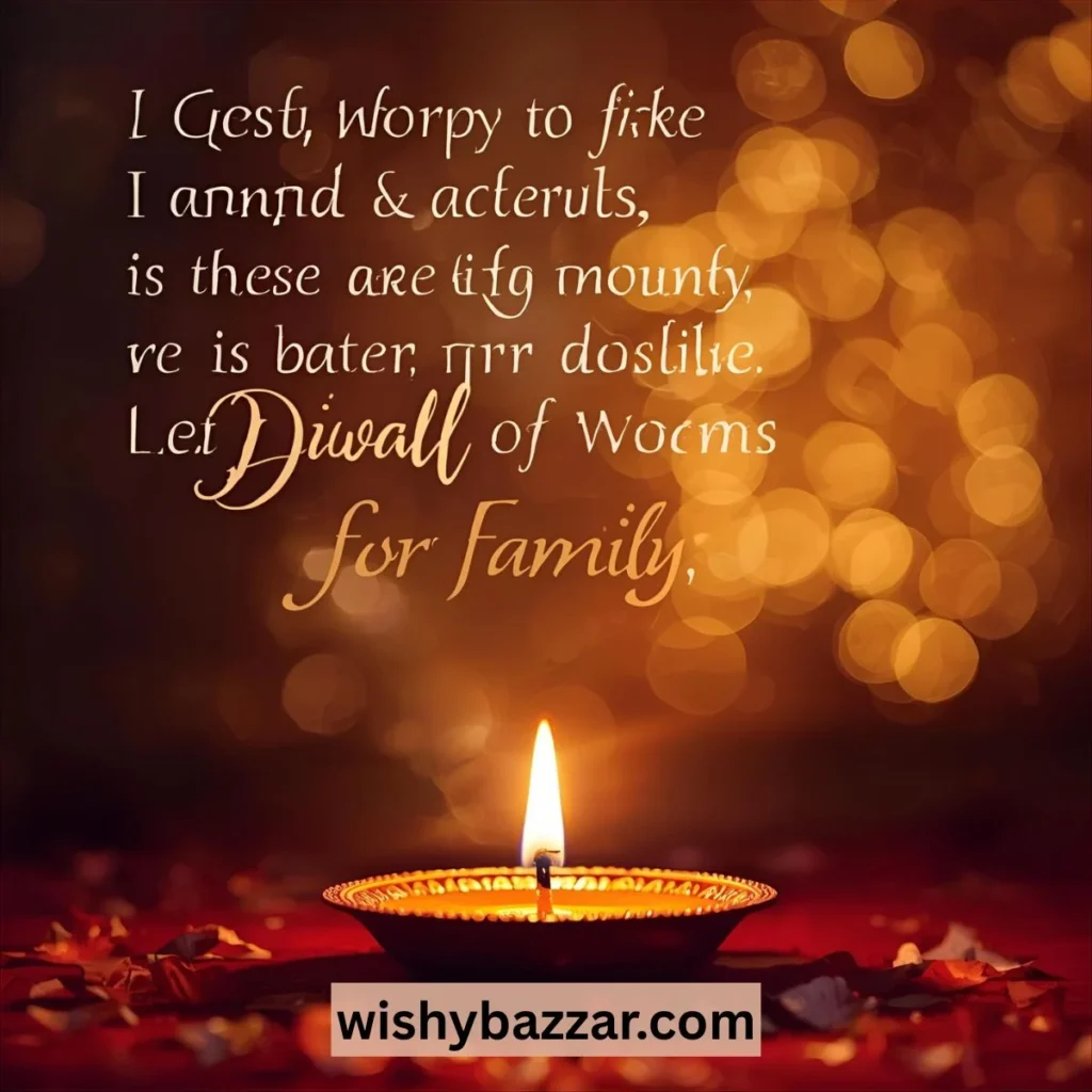 Heartfelt Diwali Wishes for Family