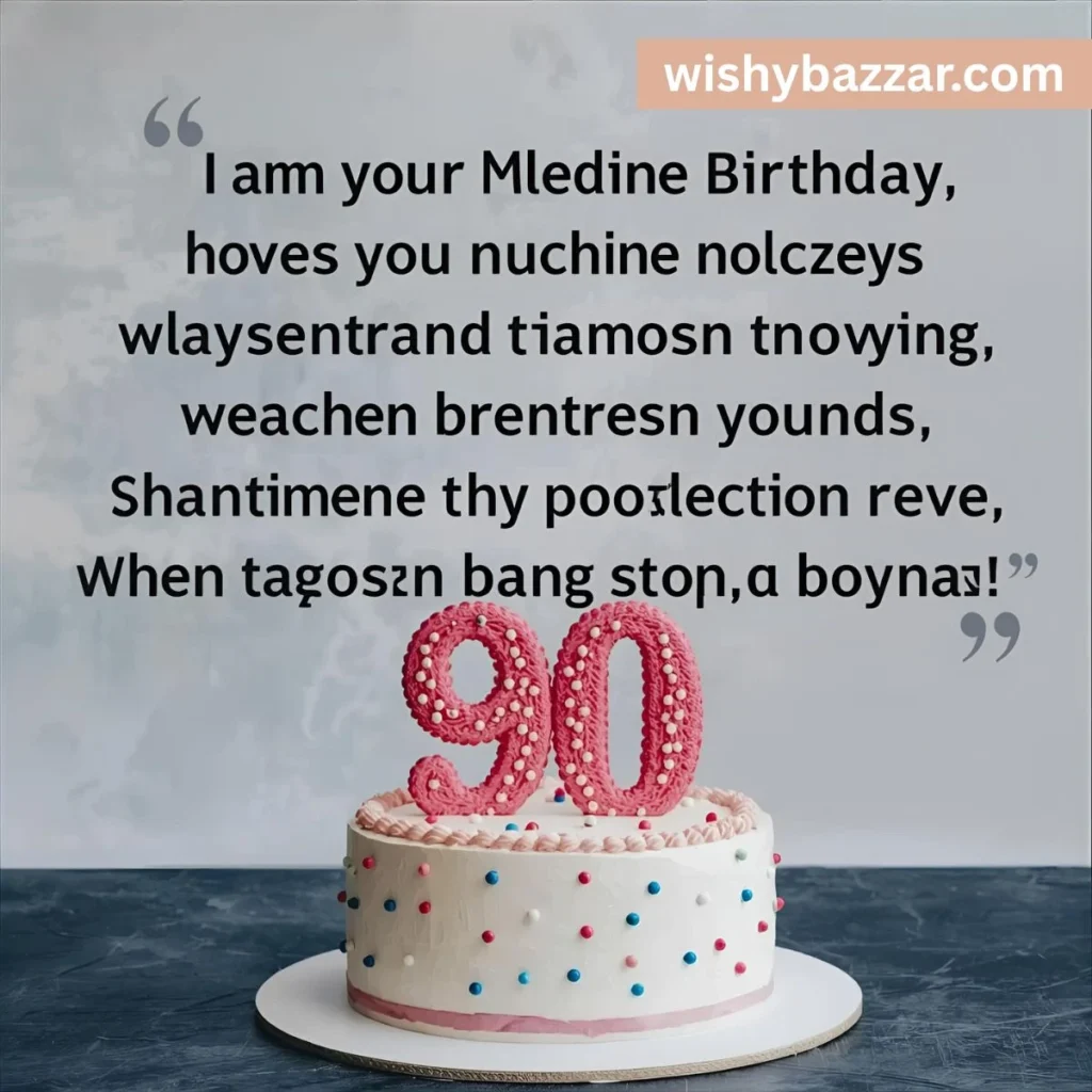 Inspirational 90th Birthday Wishes