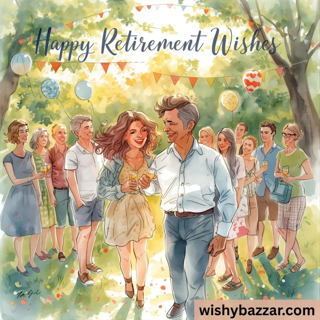 Retirement Wishes for Female & Male Friend
