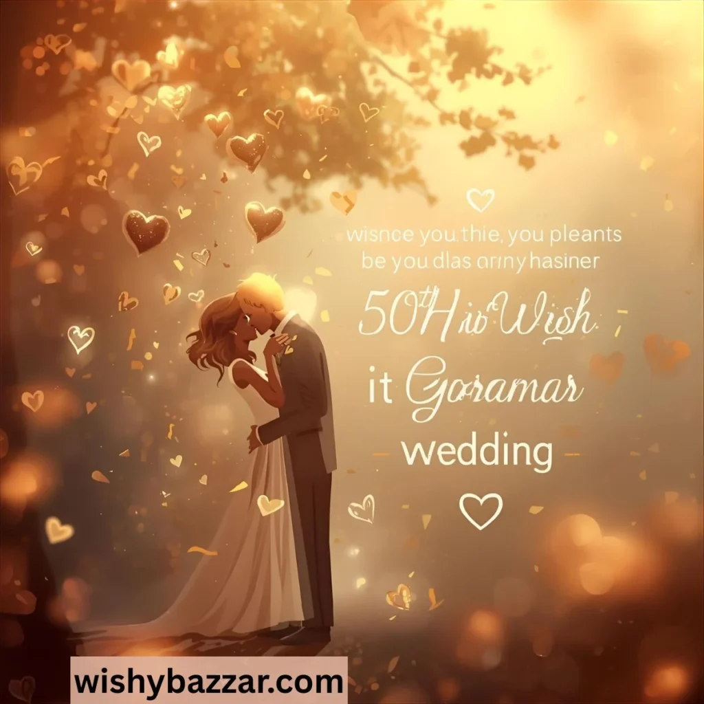 Romantic 50th Wedding Anniversary Wishes
