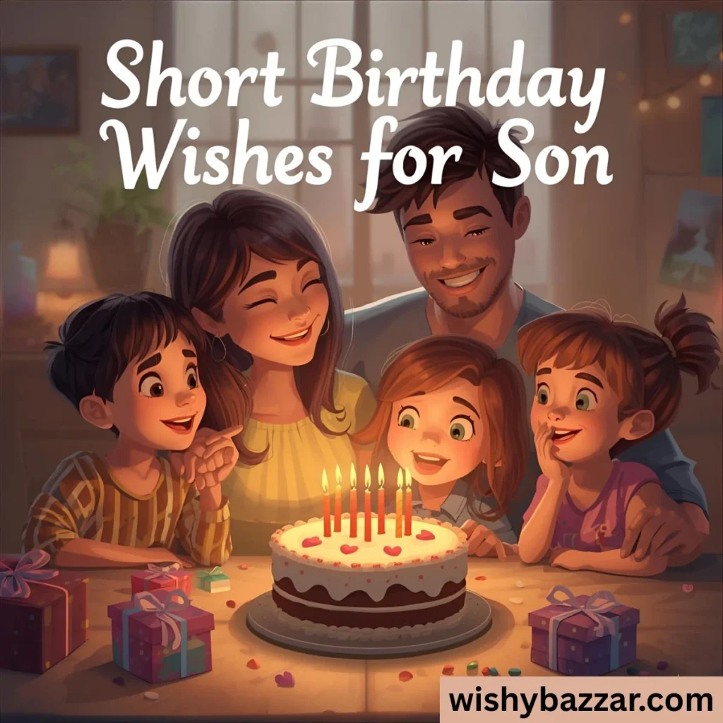 Short Birthday Wishes for Son