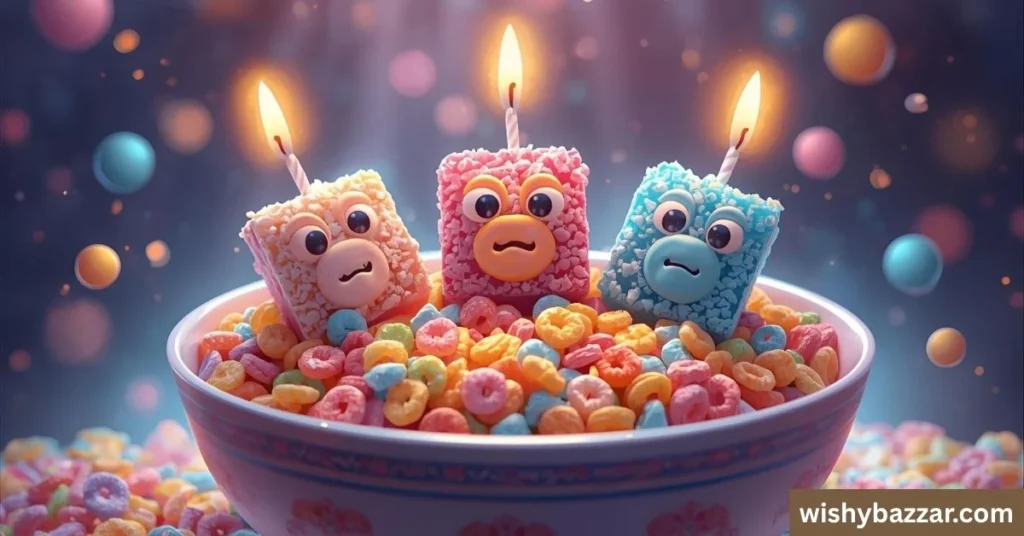 3. Birthday 3 Wishes Cereal Wishes