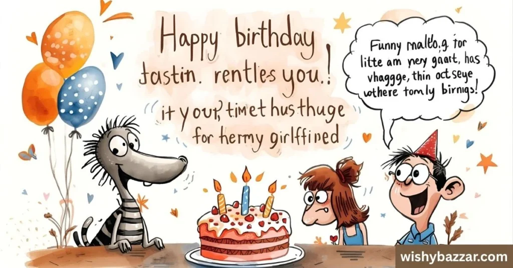 Funny Birthday Wishes for Girlfriend