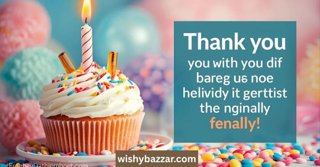 Short Thank You Status for Birthday Wishes