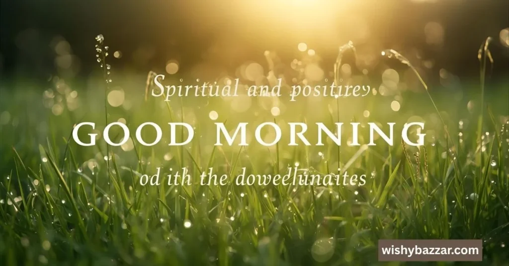 Spiritual & Positive Good Morning Wishes