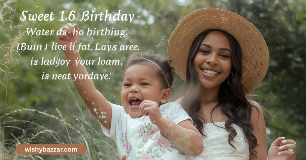 Sweet 16 Birthday Wishes for Daughter