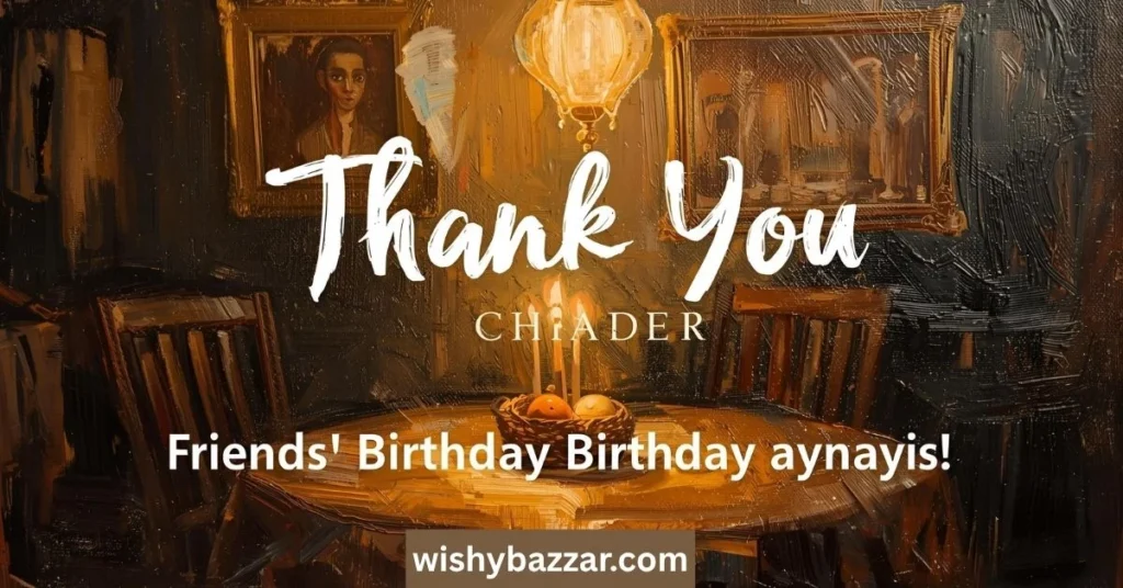 Thank You Status for Friendsâ Birthday Wishes