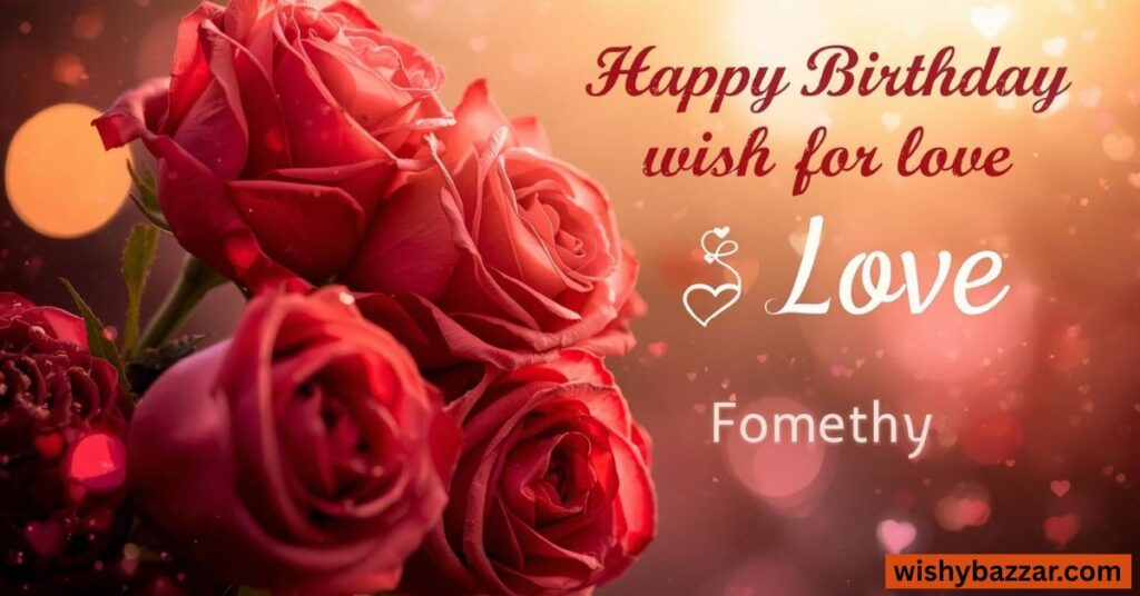  Heart Touching Birthday Wishes for Love