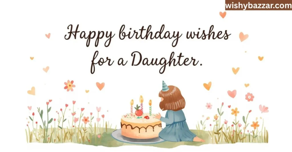  Cute Birthday Wishes for a Daughter
