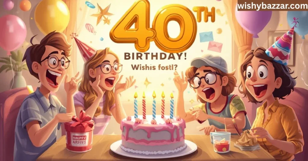  Funny 40th Birthday Wishes