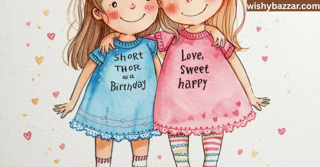 Short and Sweet Love Birthday Wishes for Sister