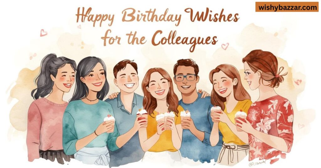 Belated Birthday Wishes for Colleagues
