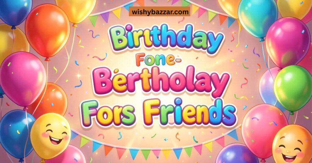 Birthday Wishes for Friends
