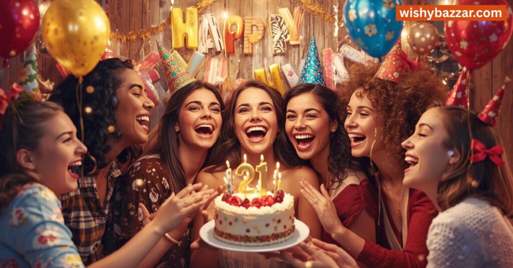 Happy 21st Birthday Wishes for Friends