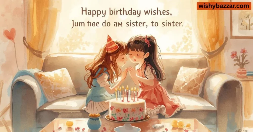 Loving Birthday Wishes from Sister to Sister