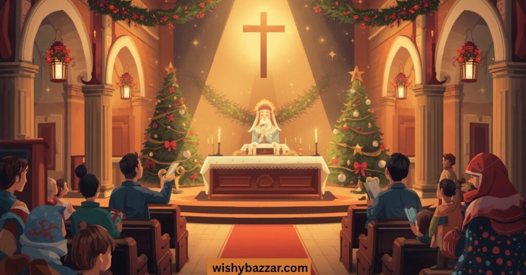 Religious Merry Christmas Wishes for Church Members
