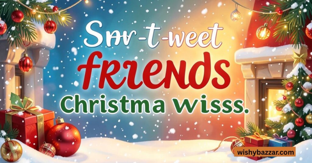 Short & Sweet Friends Christmas Wishes