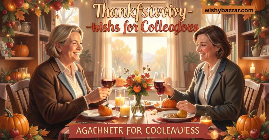 Thanksgiving Wishes for Colleagues