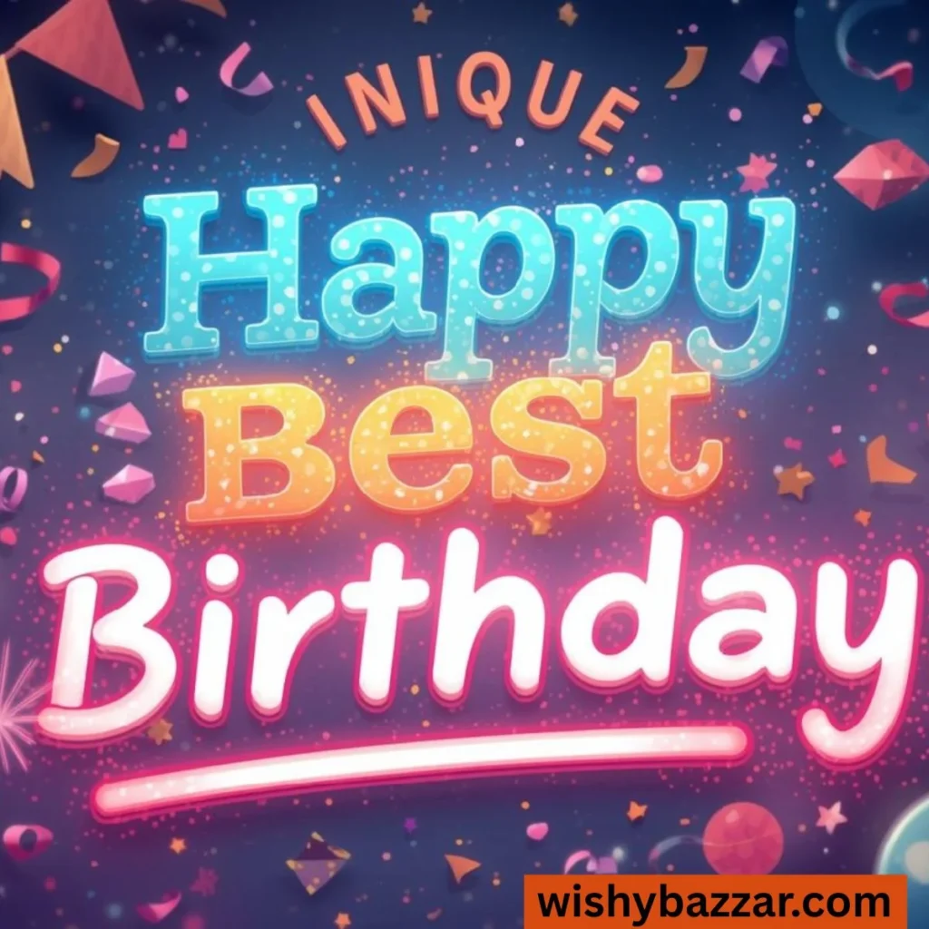 Unique Best Friend Birthday Wishes