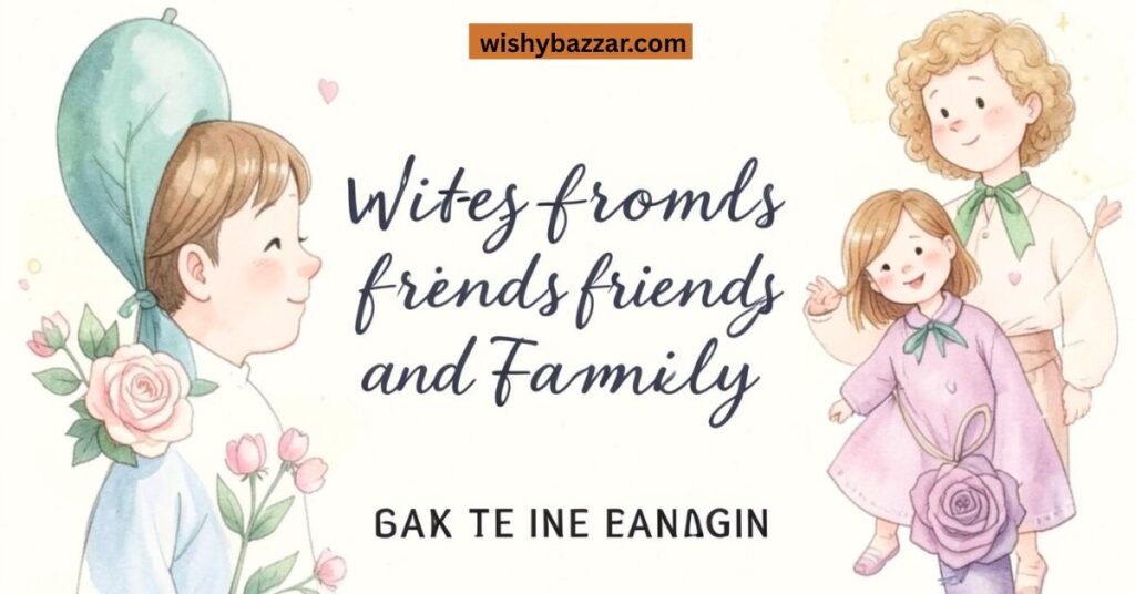 Wishes from Friends and Family