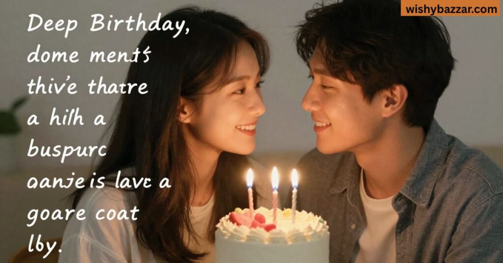 Deep Romantic Birthday Wishes for Husband from Wife