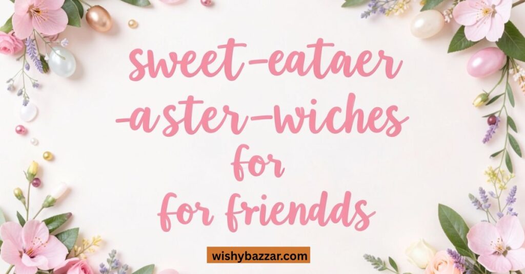 Sweet Easter Wishes for Friends