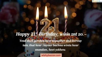 21st Birthday Wishes