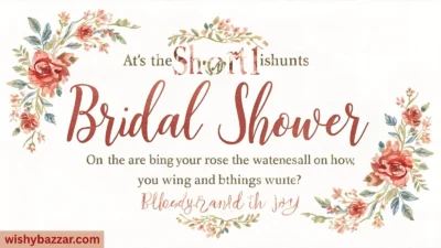 Short Bridal Shower Wishes