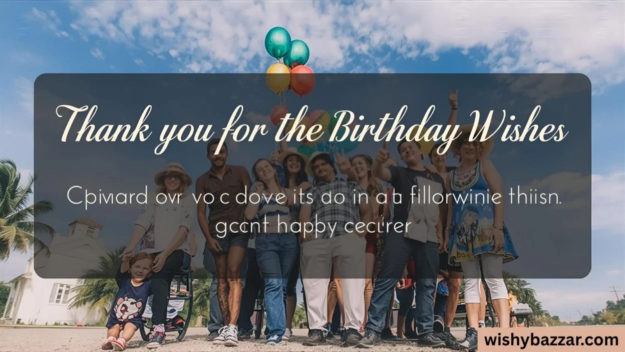 Thank You for the Birthday Wishes Images