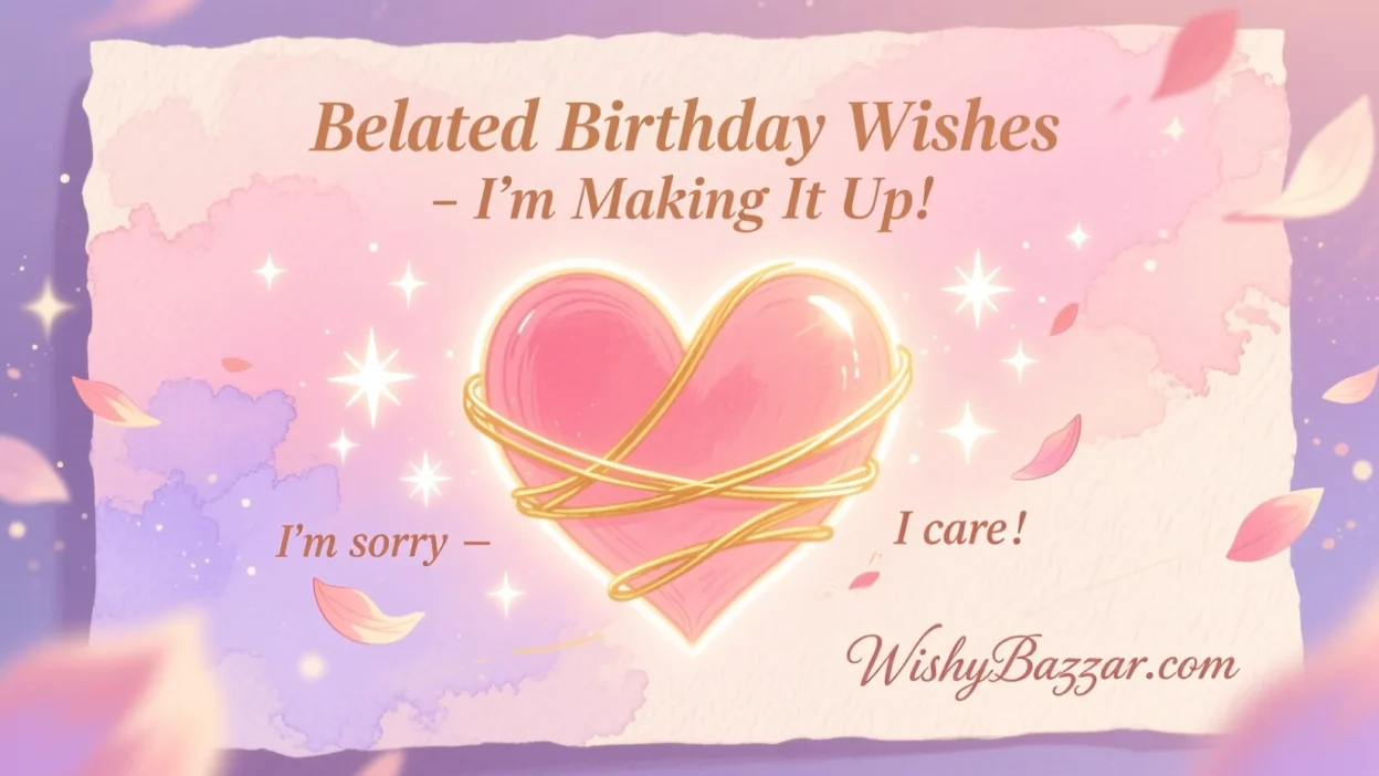 Belated Happy Birthday Wishes