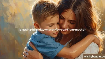 Blessing Birthday Wishes for Son from Mother