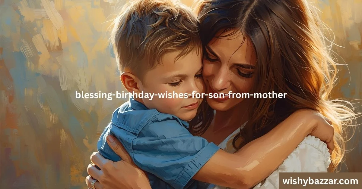 Blessing Birthday Wishes for Son from Mother