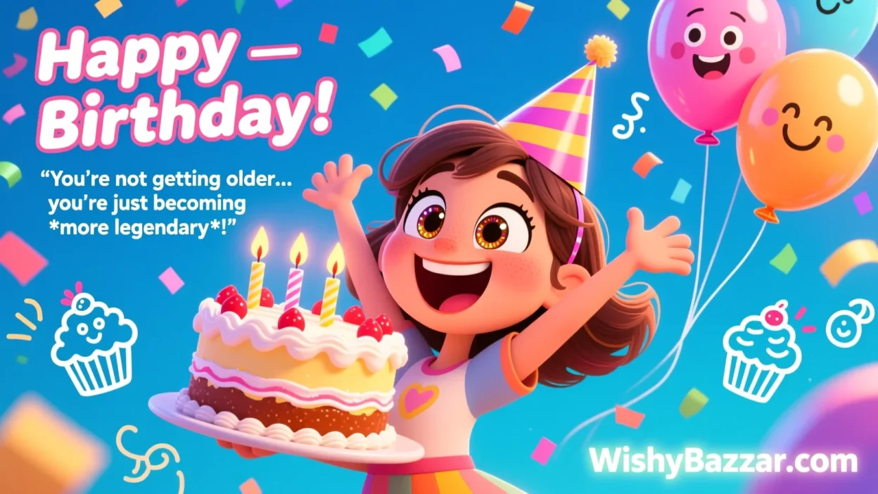 Funny Birthday Wishes for Girl